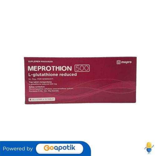 Gambar MEPROTHION 500 MG BOX 30 TABLET dari Apotek Untung Bandung Kab. Bandung Tokopedia