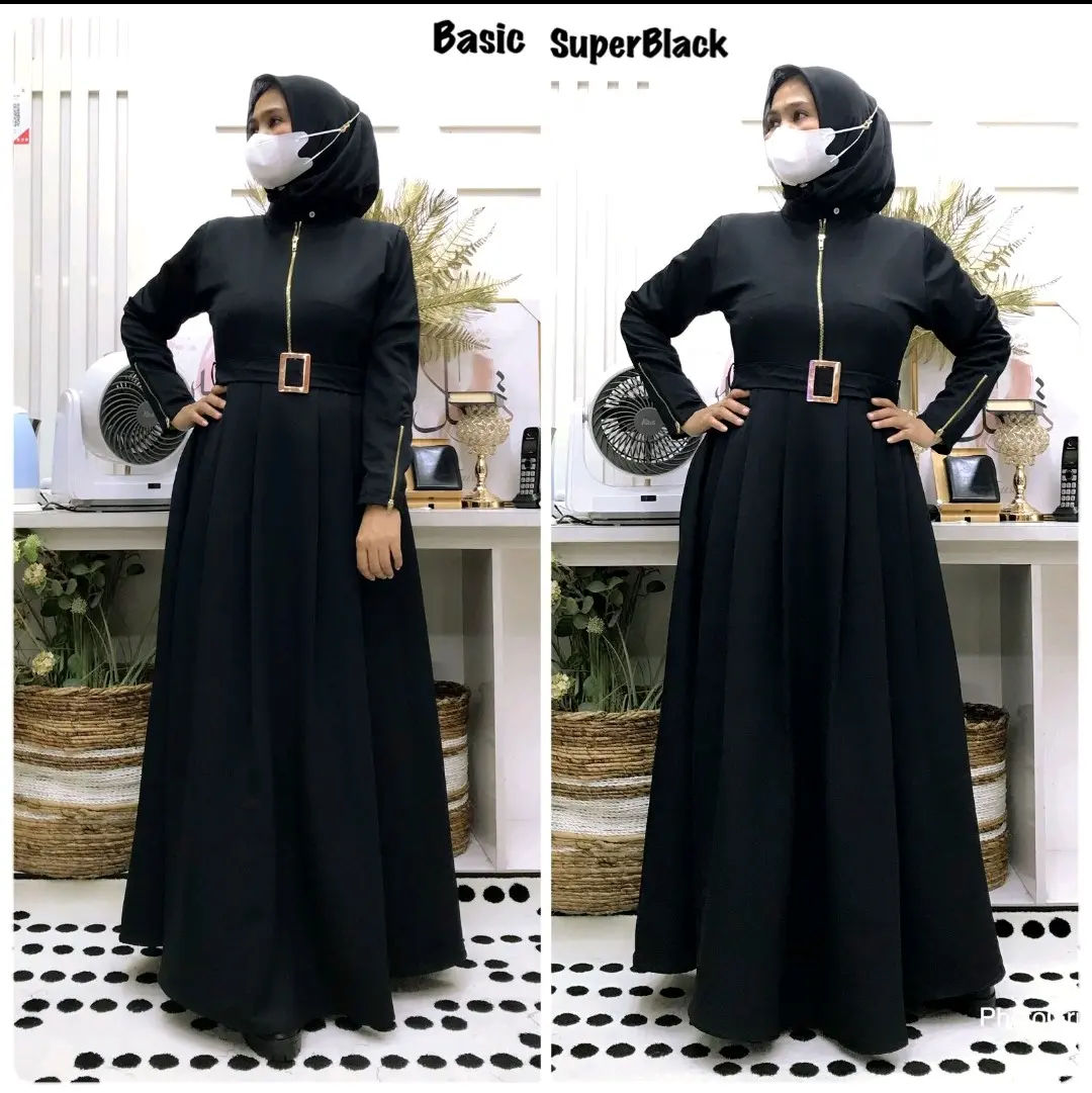 gamis madinah simple belt