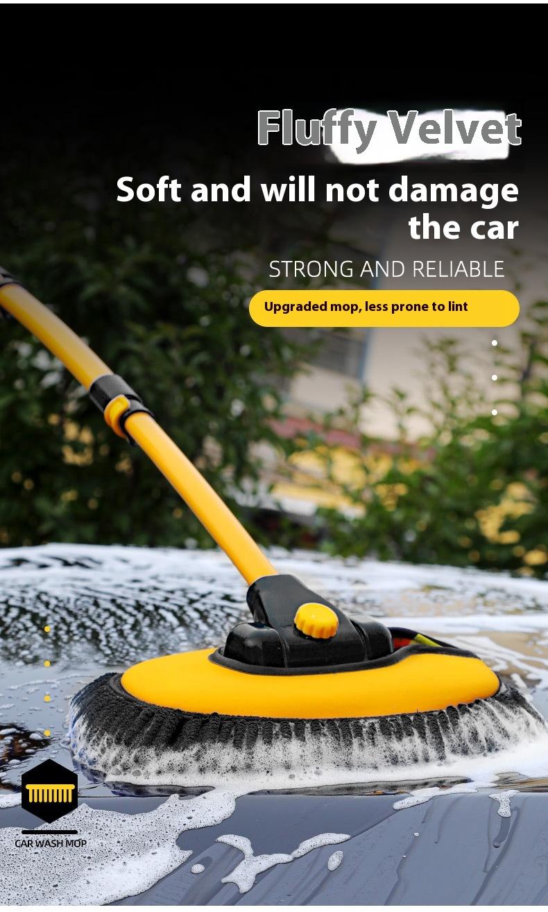 Product Introduction of Car Wash Is More Convenient, Car Wash Is Easier: Retractable Lengthened Car Wash Mop, Labor-Saving and Worry-Free 4