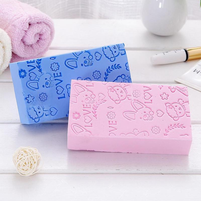 Product Introduction of Exfoliating Skin Shower Massage Scrubber Bath Sponge Skin Cleaning Bath Sponge Color Random 4 Colors 25