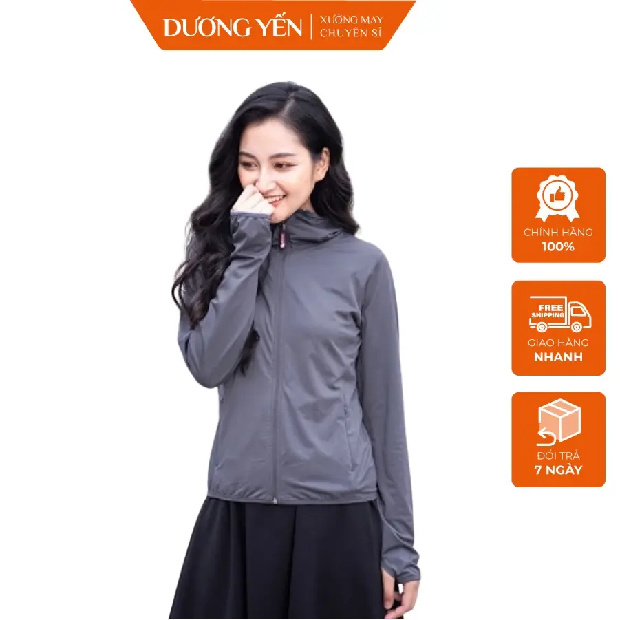 Áo chống nắng nữ chất thông hơi kim cương cao cấp vải mát ngăn tia UV Đồng Trang Phục