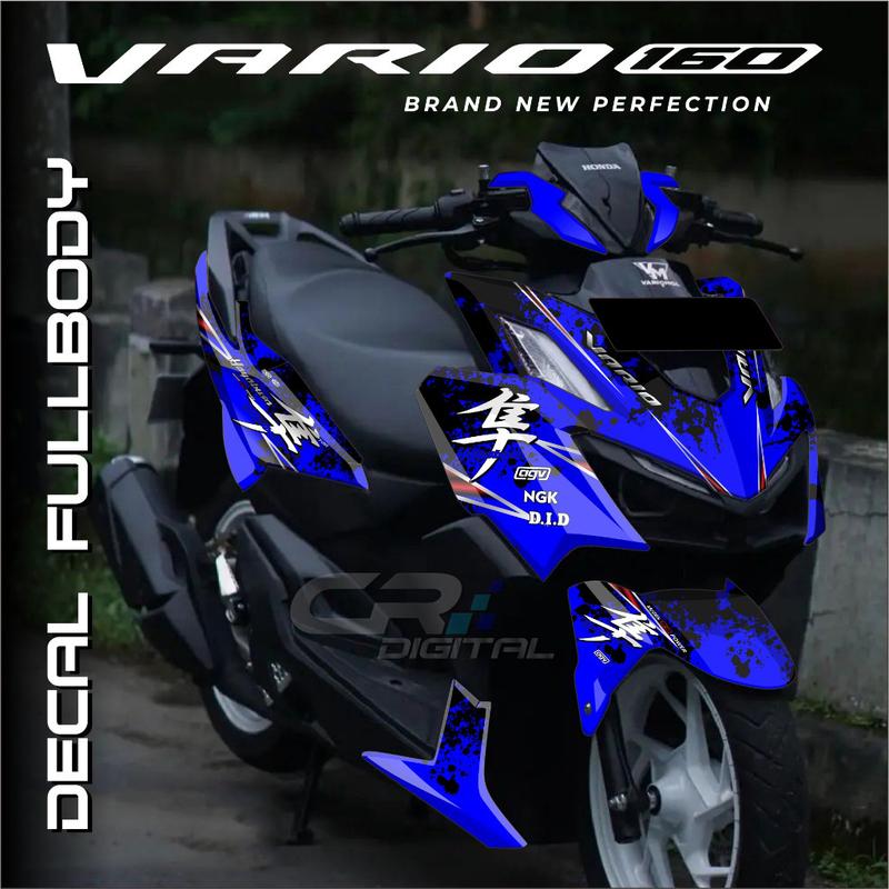 Decal Vario 160 Motif Hayabusa Jepang  +Bonus Laminasi glossy/doff 2