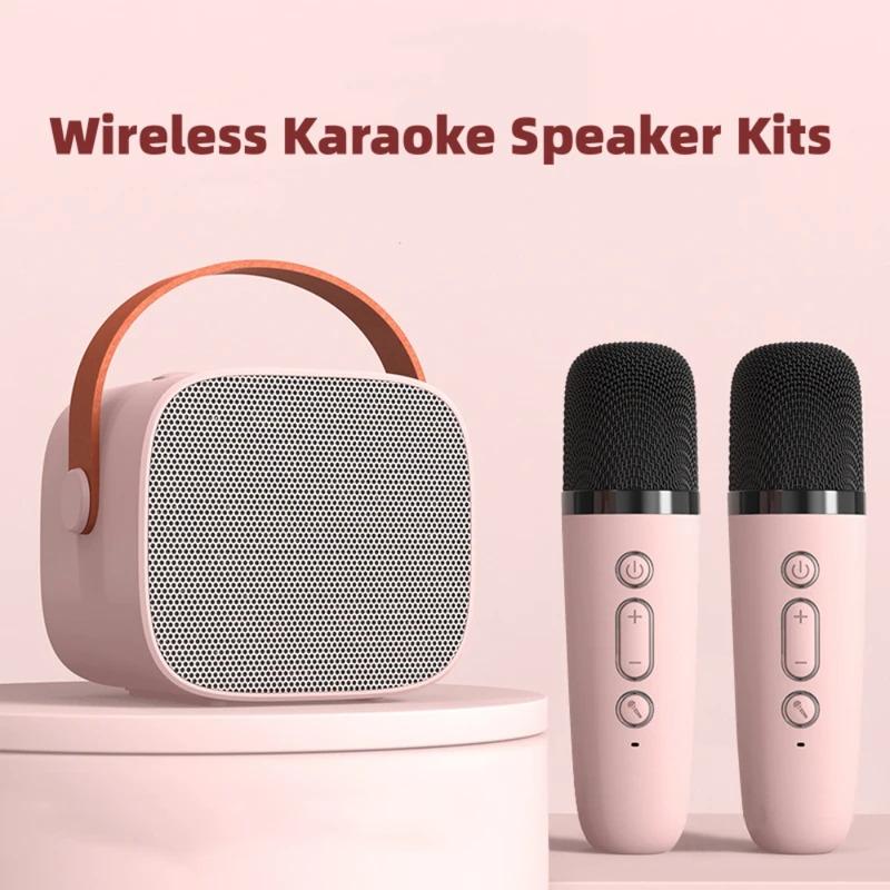 Mini Karaoke Machine for Kids and Adults Portable Speaker With 1-2 ...