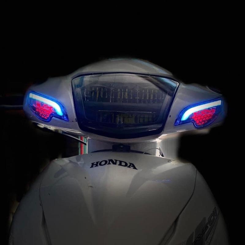  Cụm đèn demi xinhan cho Wave 110 mới - Mẫu xinhan lưới 