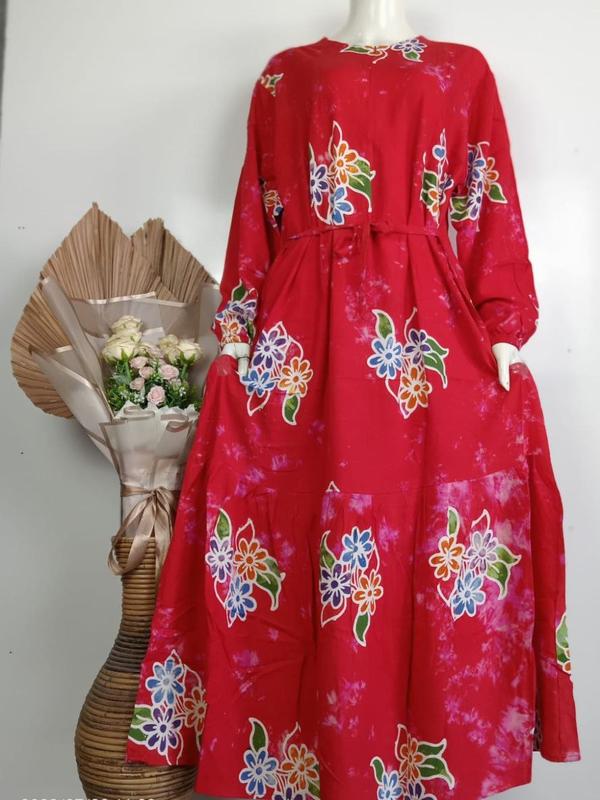 COD | Longdress Sunan Jumbo Busui Resleting Depan Cantik Terbaru 2024 Kekinian Bumil Gamis 4