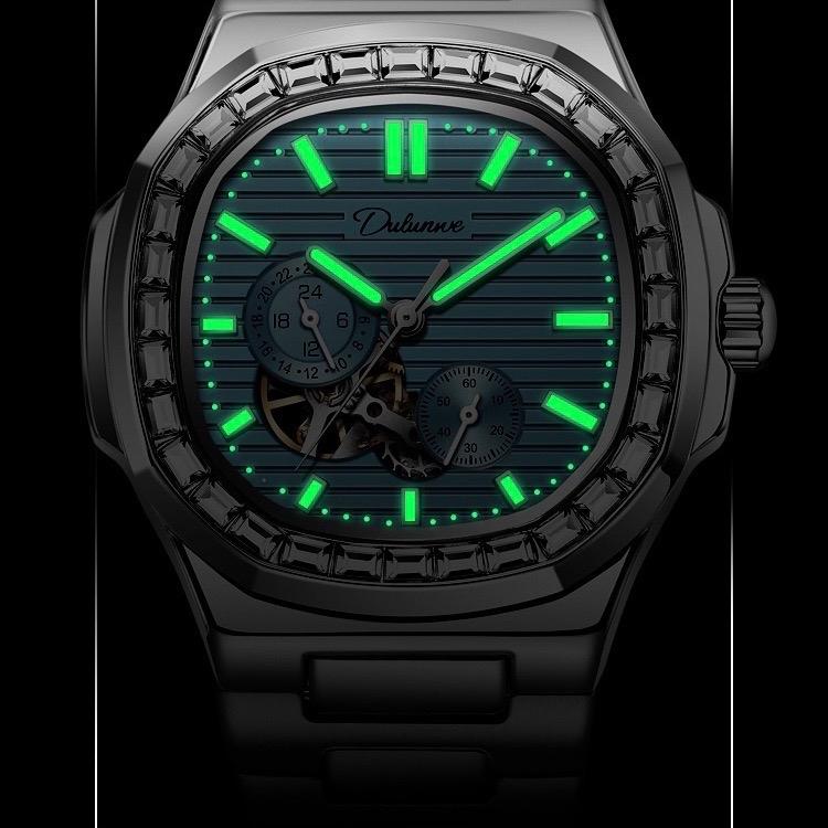 Đồng Hồ Nam Dulunwe D6043 Mặt Tàu Ngầm,Máy cơ Automatic 21 jewels... 3