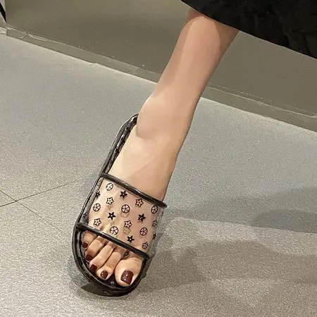 Dép nữ quai trong suốt đi trong nhà Women 4