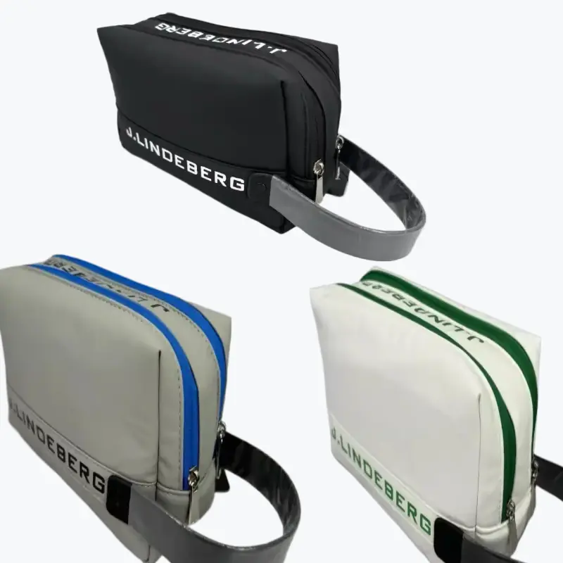 [J. Linderberg] New Golf Handbag Men's and Women's Lightweight Wallet Multi-Functional Mini Golf Bag Bright Color Hand Bag Sb24046