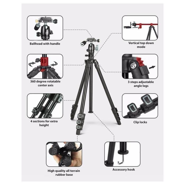 Gambar Beike Q202F Tripod Berkualitas dari Sentra Digital Kota Surabaya 4 Tokopedia