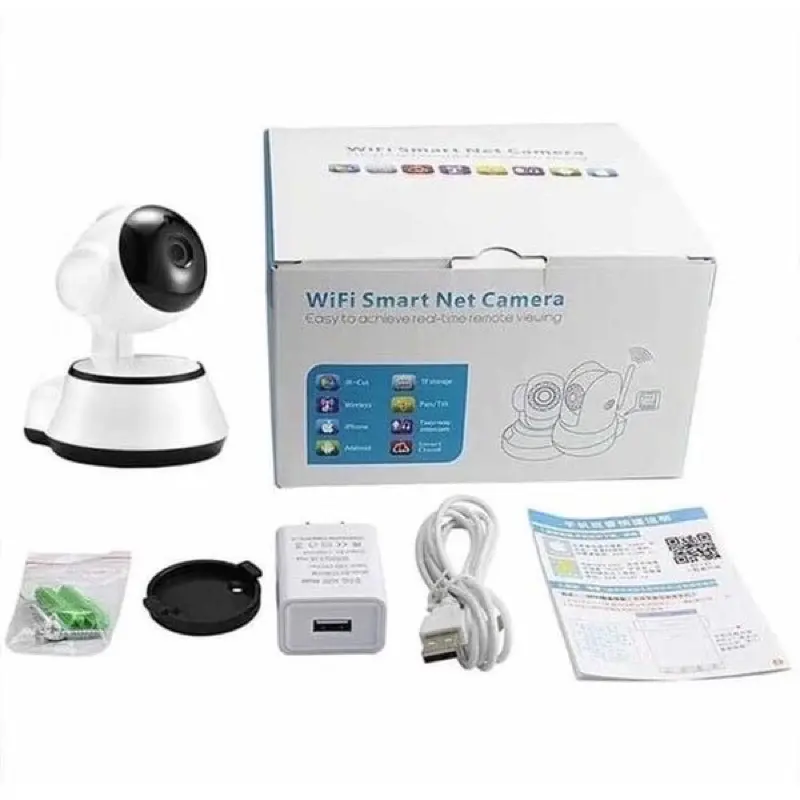 CAMERA CCTV SMART NET CT V380 Q6 Wifi HD 720 P/Camera CC TV Wireless Portable Jarak Jauh Kamera Ponsel 2
