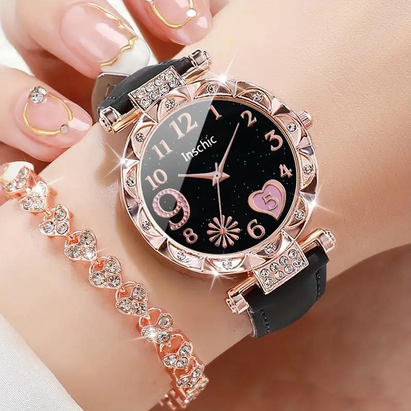 Bộ Đồng Hồ Nữ, Phong Cách Thời Trang Đơn Giản Và Thường Ngày Bộ Đồng Hồ Thạch Anh, 2025 / 3 / 7 2