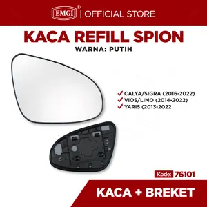 Kaca sepion refill warna putih calya sigra vios limo yaris camry altis etios