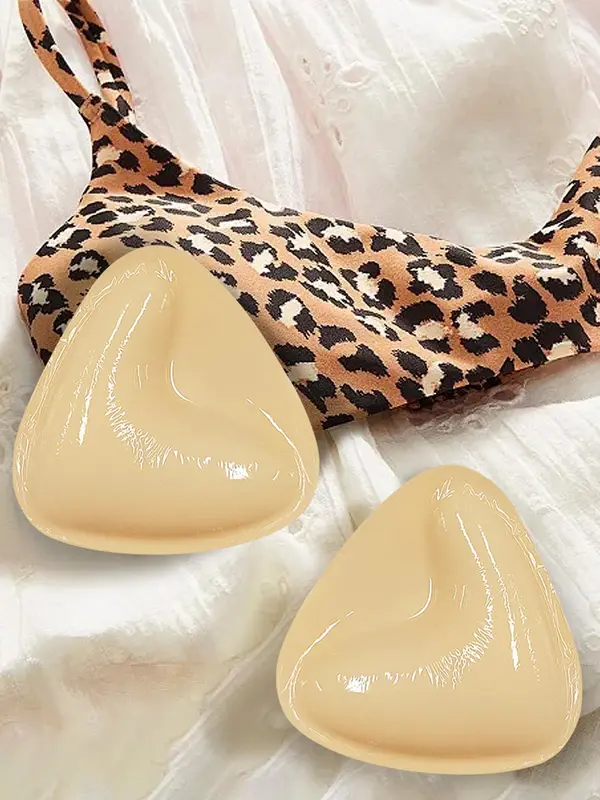 Reusable Soft Invisible Sticky Bra Pad, Intimate Products, Lady Comfort Silicone Self Adhesive Bra Pad, Women's Lingerie Accessories for Daily Wear, Womenswear, Sticky Bra Push Up, Beige 7