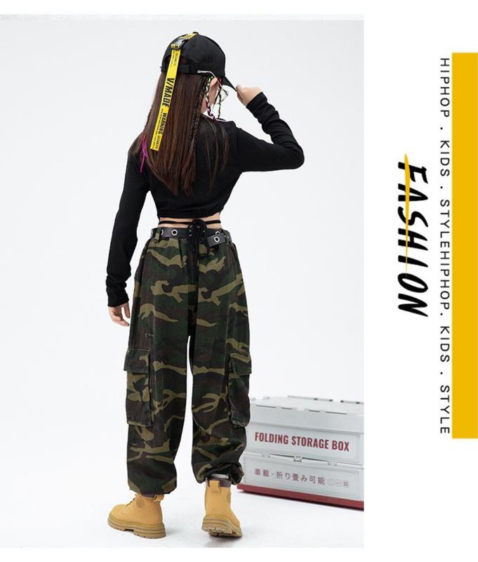 JJ Kids Fashion | Áo thun crop top thời trang trẻ em, áo croptop dài tay cho bé gái size từ 15 - 45kg | Extra Shipping 7