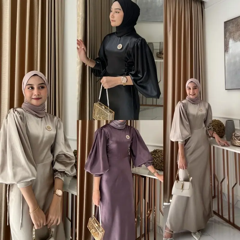 Dressi Lyodra Fuji Velvet Polos Simple Baju Kondangan Dress Pesta Elegan  Baju Bridesmide Mewah Muslim Wanita Gamis Lebaran Gaun Dewasa - Shop |  Tokopedia