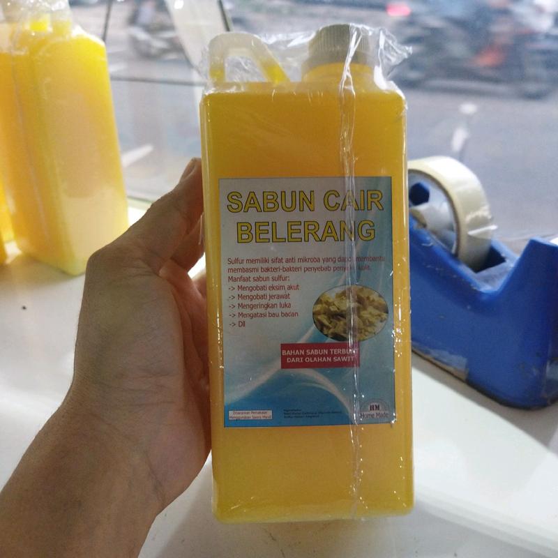 sabun belerang cair asli obat kulit isi 1 liter cod Membersihkan 0