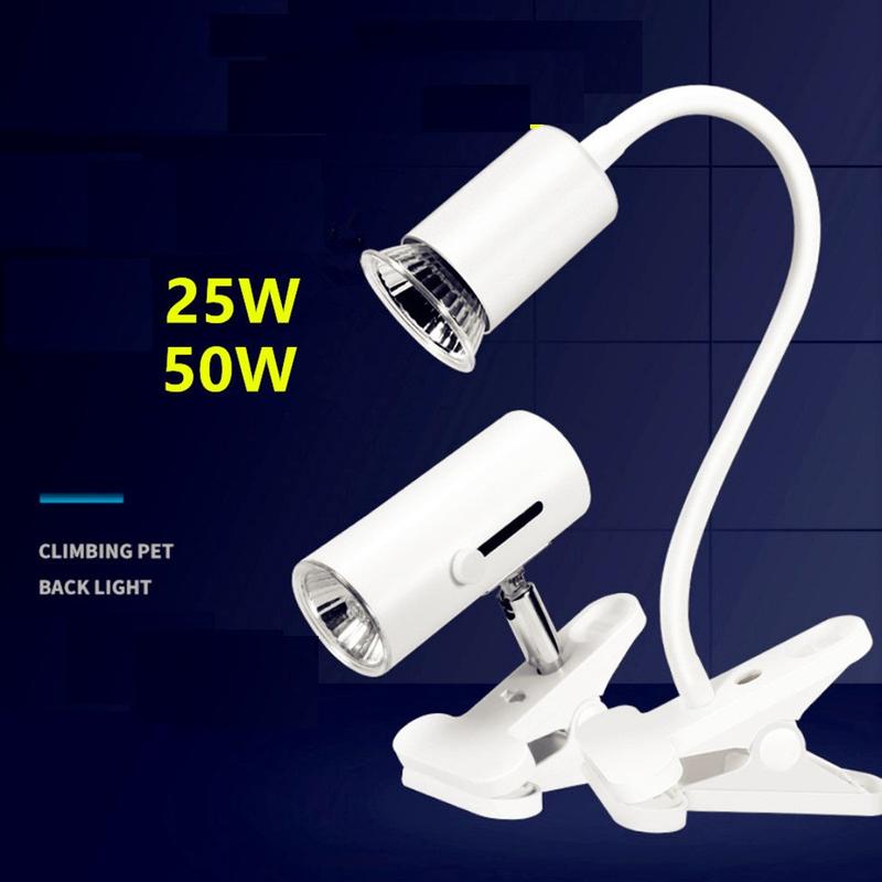 Đèn sưởi và Kẹp đèn sưởi cho Rùa Bò Sát Chó Mèo Chim... tia UVA UVB 25W 50W 75W