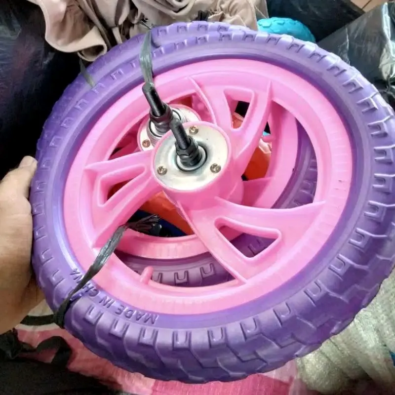 Roda busa sepeda anak ukuran 12 inc sudah plus gear Freeweel ,ban mati sepeda ban buntu ban tanpa angin Outdoor 4