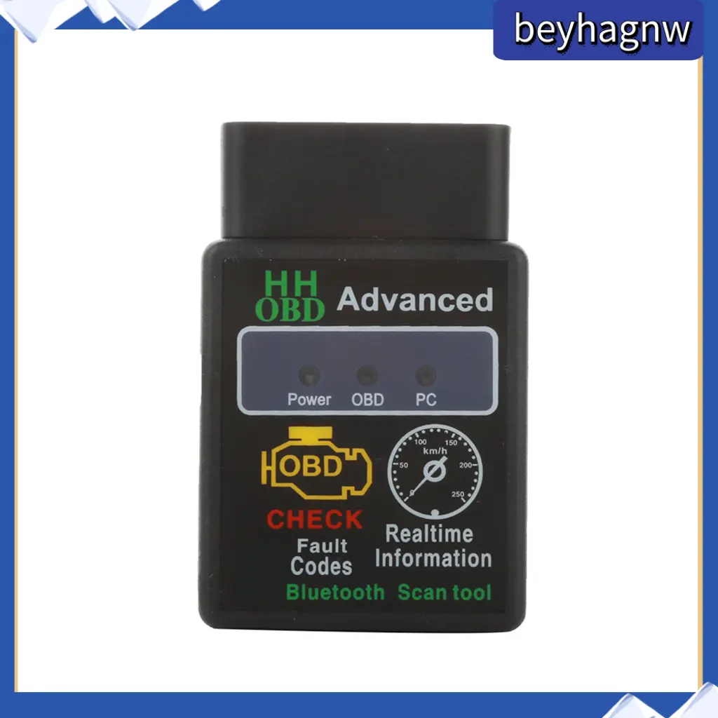 beyhagnw- Mini V21 HH OBD 2 OBDII Car Auto Bluetooth-compatible Diagnostic Interface Scanner Tool