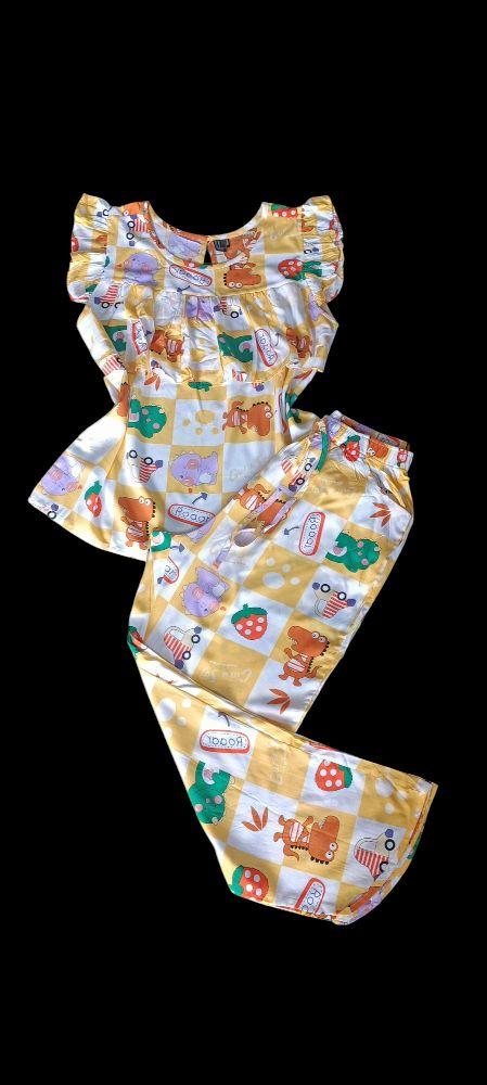 Product Introduction of Đồ bộ tole dài cánh tiên F21 có bèo to và k bèo size 45-70kg - Áo 5