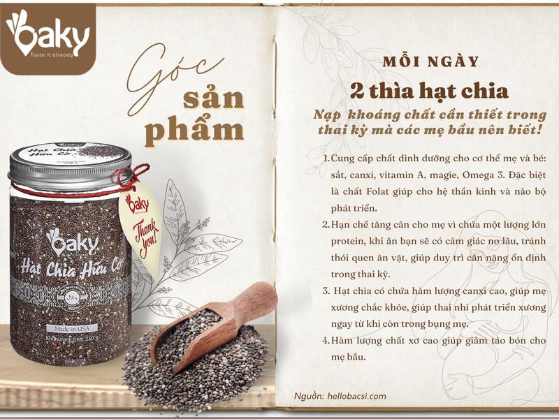 Hạt Chia Hữu Cơ Oaky Nhập Khẩu Mỹ - Hũ 250g 4