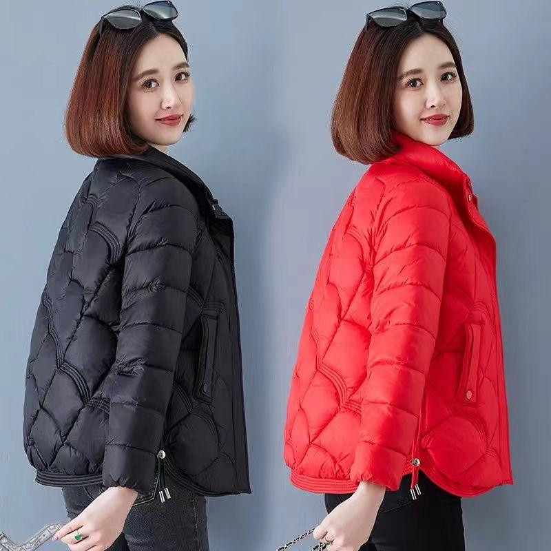 Áo Khoác Độn Bông, Dành Cho Nữ, Mùa Đông 2023 Hàng Mới Về, Nhỏ Và Thời Trang, Mỏng Và Nhẹ, Áo Khoác Độn Bông, Áo Khoác Ngắn, Áo Khoác Dày 1