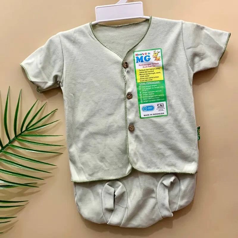 Mom Gift set polos - setelan polos newborn Bayi lahir 0-6 bulan 3