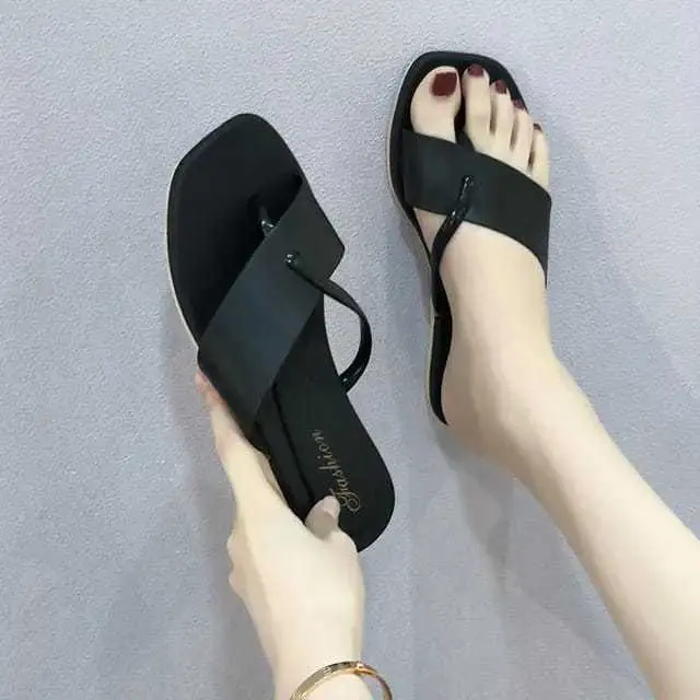 Sandal Teplek Flat Wanita Empuk Kekinian RF029