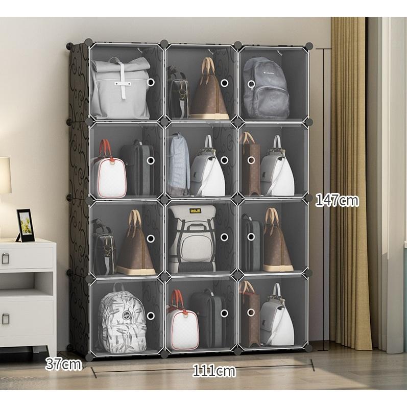  Siêu Phẩm Tủ Nhựa Lắp Ghép Thông Minh Đựng Túi Xách Nhiều Màu Sắc Để Lựa Chọn 