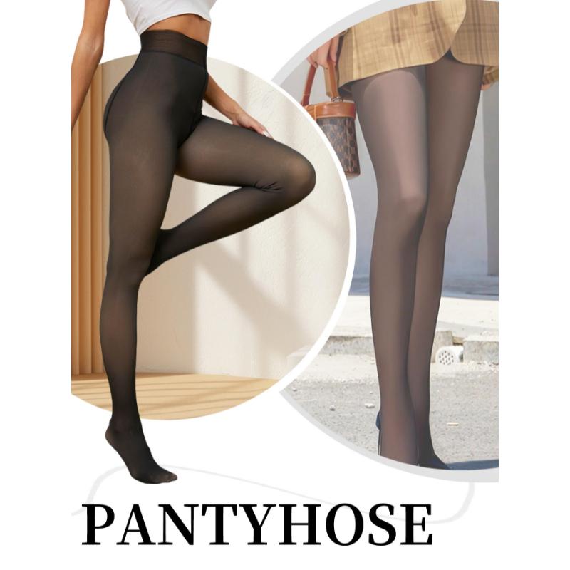 1pc 200g Autumn Winter Fluffy Shiny Sheer Punk Slimming Pantyhose Lady Baseball Modern Thin Funky Climbing Women Basketball Leggings Wet Look Sock Pants Sheer Effect Skinny High Quality 1