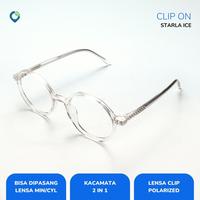 Gambar zonakacamata - Clip On Starla Ice - Frame Kacamata - Pria/Wanita dari zonakacamata_NEW Kota Surabaya 5 Tokopedia