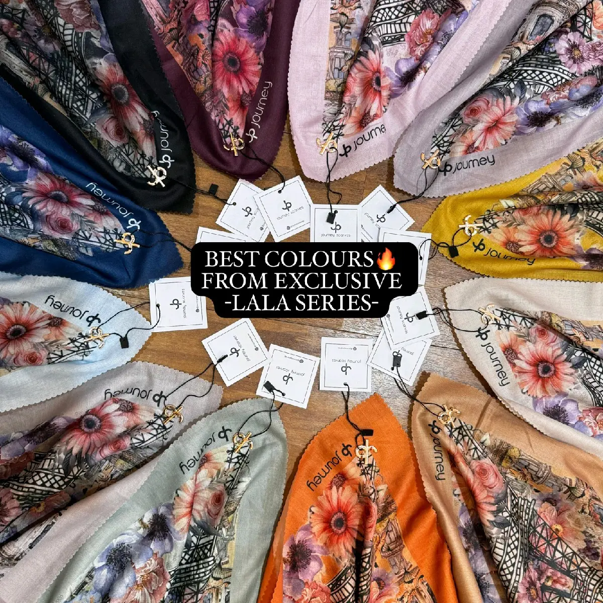 Jilbab journey scarves original motif lala series promo hijab
