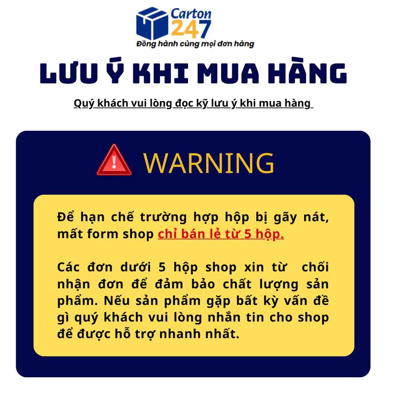 10x5x15 [COMBO 100] Hộp giấy carton đóng gói hàng giá gốc tại xưởng - Carton 247 4