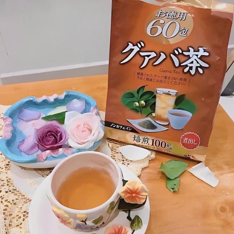Trà ổi Orihiro Nhật Bản chính hãng, cải thiện tiêu hóa và giúp ngủ ngon - 48 và 60  gói Nước Trà 4
