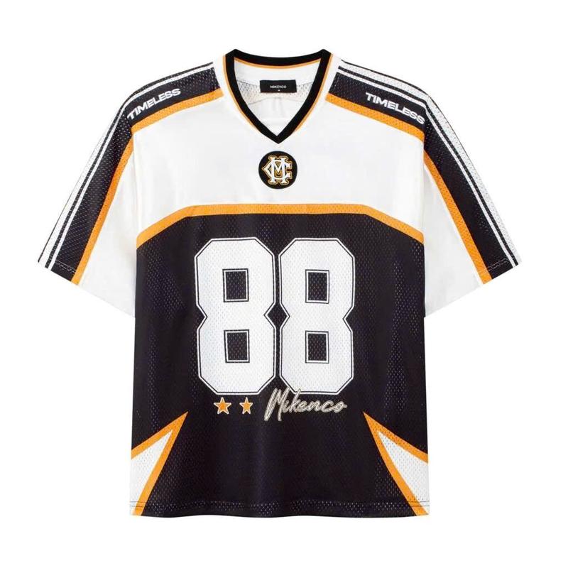 Áo Phông Nam MIKENCO 88 Timeless Jersey Cổ V-Neck Mesh Bóng Co Dãn 2 Chiều