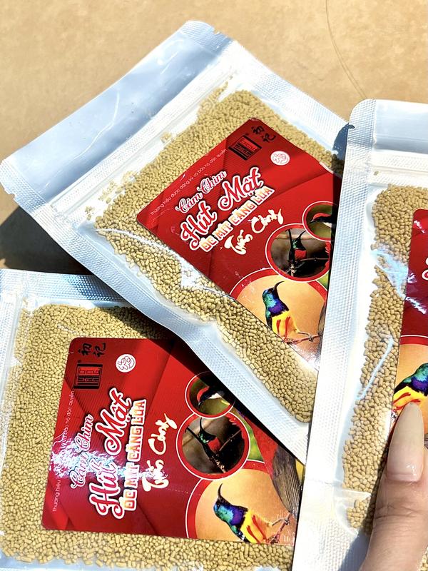 Cám Hút Mật Dành Cho Hút Mật - Ốc Mít, Kèm Bộ Cóng Thủy Tinh Combo 3 gói 0