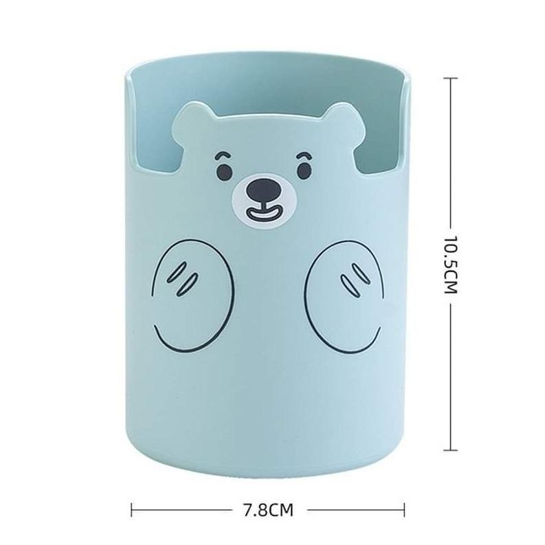 Product Introduction of Multifunctional Cartoon Pen Holder Desktop Round Organizer and Cup Storage Box for Office, School, and Home 16