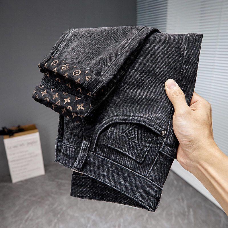 Product Introduction of Quần Jean Nam, Màu Đen Và Xám, Dáng Ôm, Quần Mỏng, Phong Cách Hàn Quốc Hợp Xu hướng Quần Co Giãn, Hàng Mới Về Thu Đông 2022 6