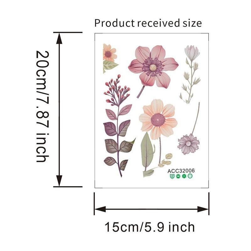 Product Introduction of Flowers Switch Stickers PVC Self-adhesive Removable Waterproof Sticker for Bedroom Bathroom Living Room Home Decoration Decals 22