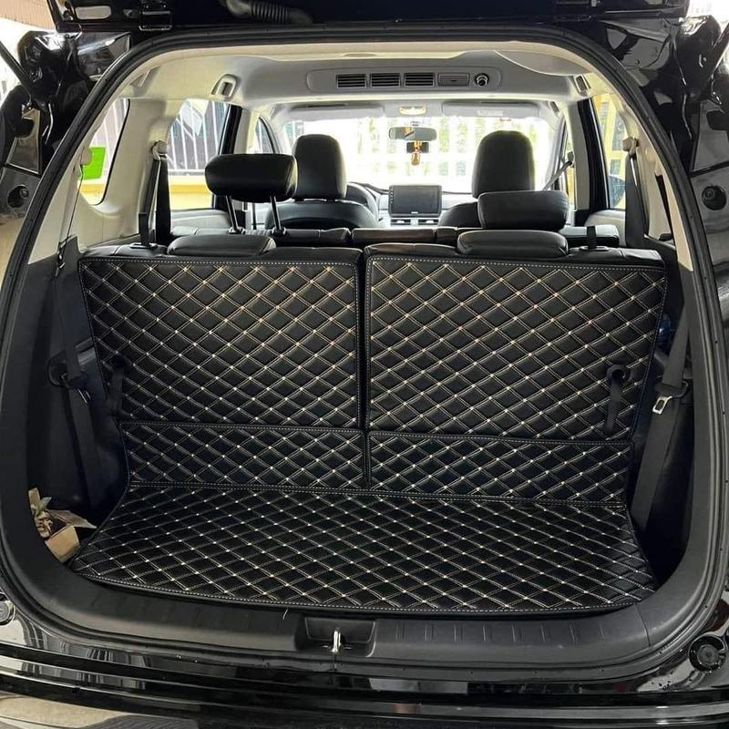 Lót cốp Mitsubishi Xpander + lưng ghế hàng 3 - Thảm da chống xước, chống nước Phụ Tùng