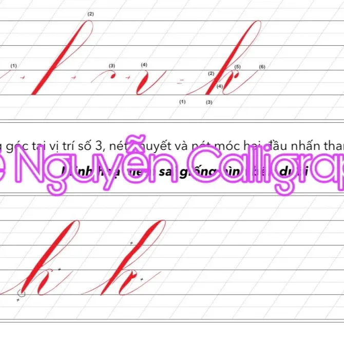 Sổ tay tự học calligraphy