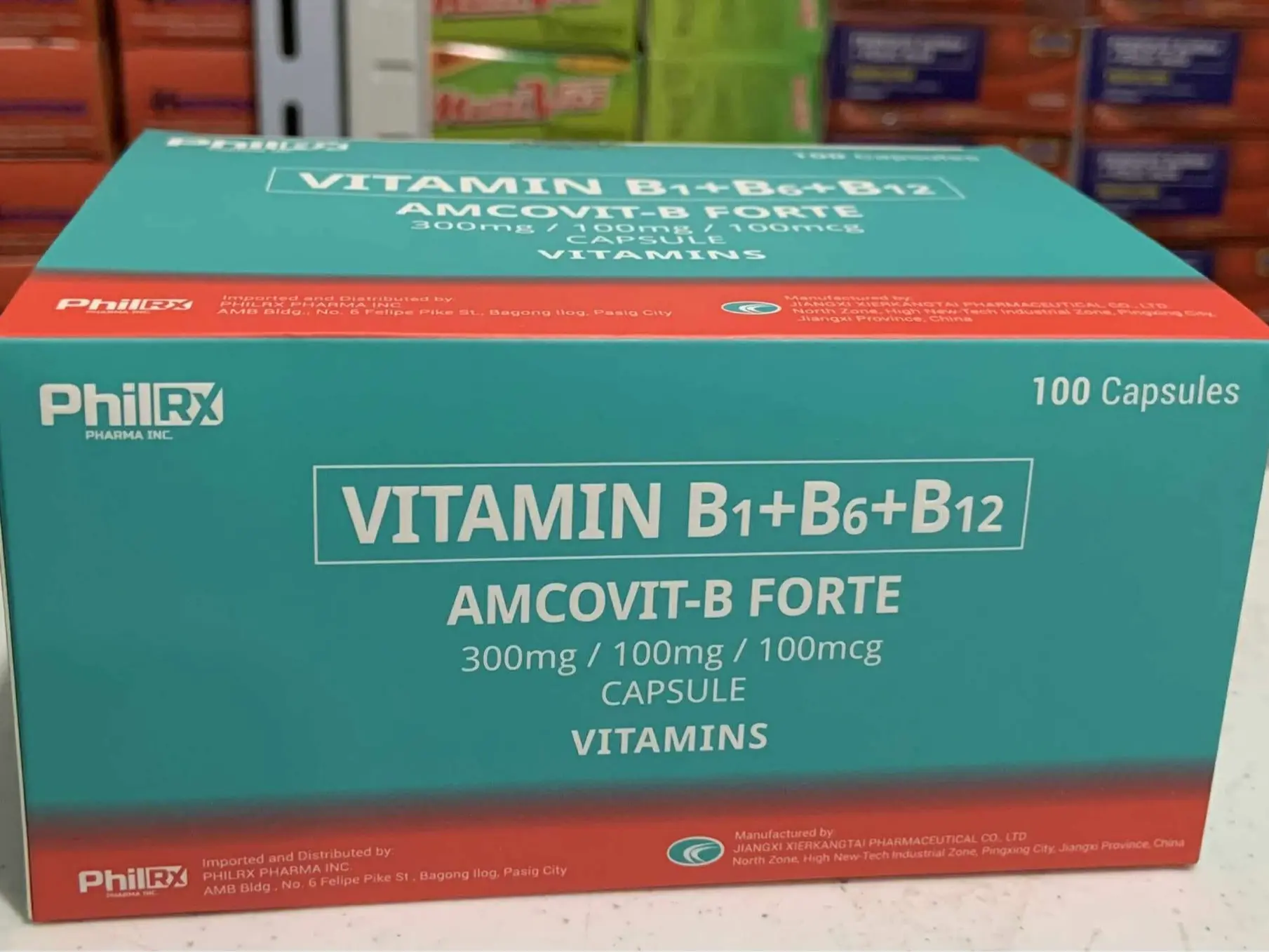 VITAMIN B1+B6+B12 AMCOVIT -B FORTE CAPSULE 100'S PCS - TikTok Shop ...