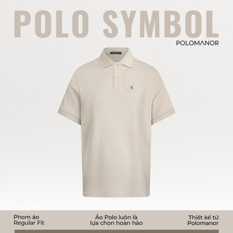 Mùhè phong cách mới Ápolo nam BASIC SYMBOL vải cá sấu cotton interlock xịn, thanh lịch, sang trọng - POLOMANOR Menswear Shirt Nhung Có Cổ Áo 4