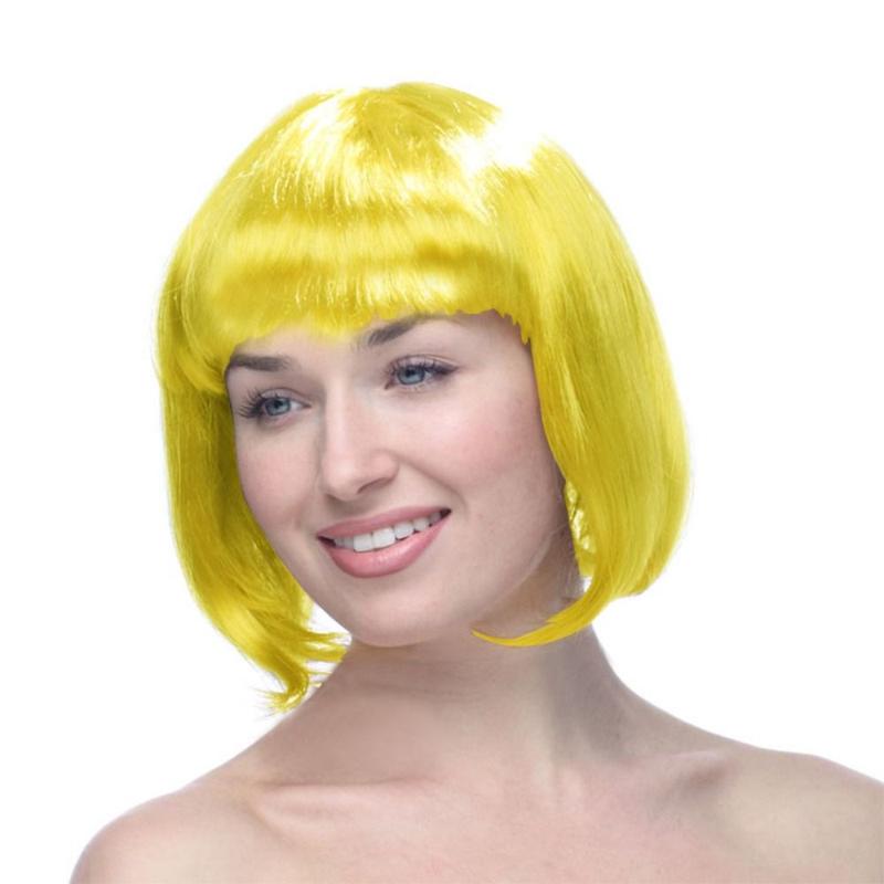 Product Introduction of วิกผมบ๊อบสีชมพูสำหรับผู้หญิง ERDORI สี: ผมสั้นตรงสีชมพูตลก เหมาะสำหรับปาร์ตี้คอสเพลย์ เทศกาลคริสต์มาส และการแสดงบนเวที 11