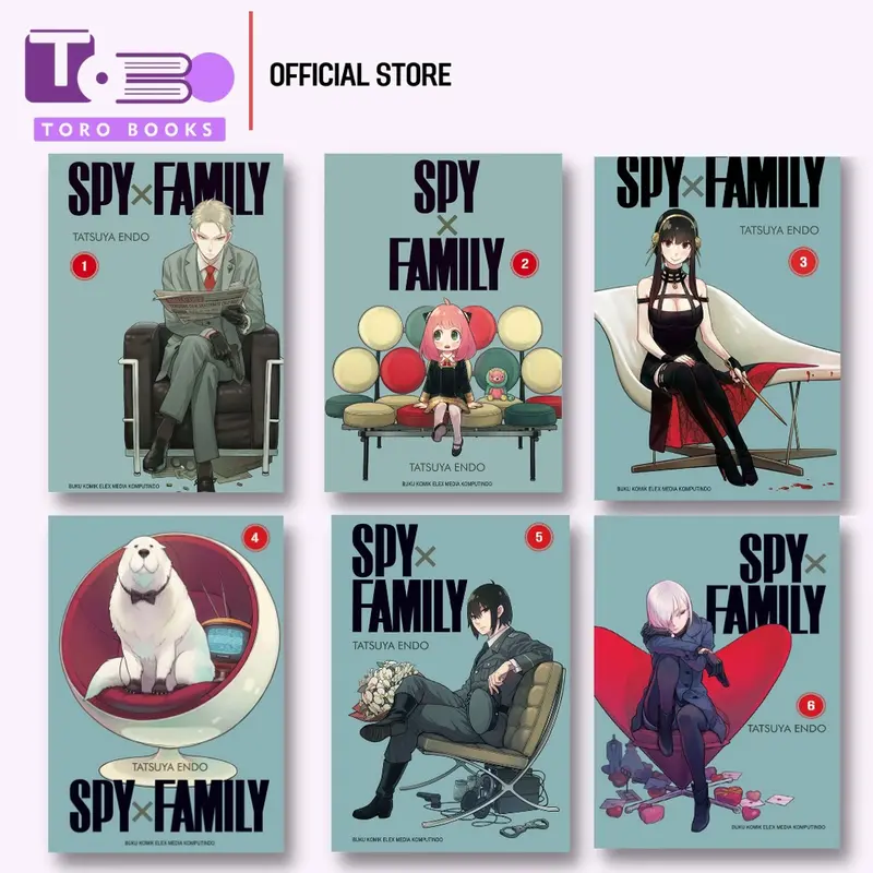 Komik Spy x Family by ENDOU TATSUYA ready banyak seri 1
