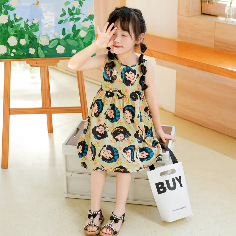 Quần Áo Trẻ Em, Nhà Trên Cây Bella, Váy Công Chúa Cho Bé, Váy Bé Gái, Quần Áo Mùa Hè Cho Trẻ Nhỏ Váy Trẻ Em Mới 2025, Làm Bằng Cotton Nguyên Chất, Thích Hợp Cho Trẻ Em