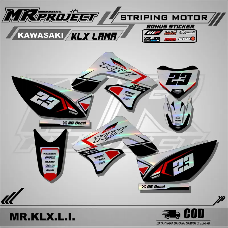 striping KLX 150 Lama,S OLD/L-Stiker striping lis variasi motor klx 150 S / L lama Motorcycle 0