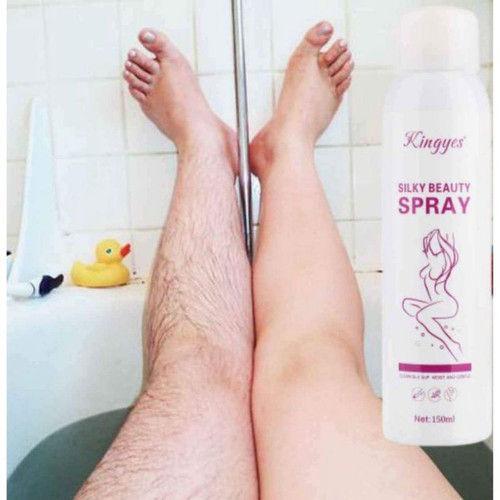 Perontok Bulu Kingyes Hair Removal Foam 150ml Spray Semprot Penghilang Bulu Ketiak Kumis Kaki Tangan Tanpa Rasa Sakit - Pencabut, Jenggot Wax 7