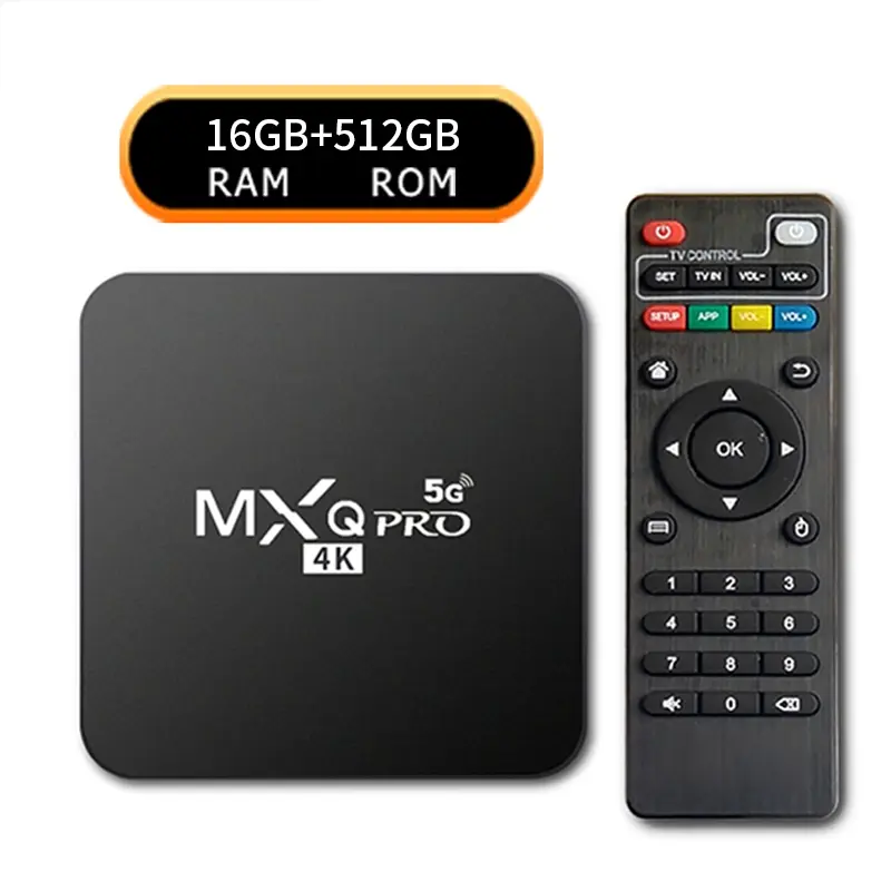 TV Box Android 13.1 MXQ Pro 5G 16G+512G / Smart TV 4K Ultra HD MXQ PRO 4K 5G 8