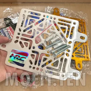 Cover radiator Logo HRC Hologram Motor Untuk Semua Varian Vario 125/150 Bisa Langsung Pasang